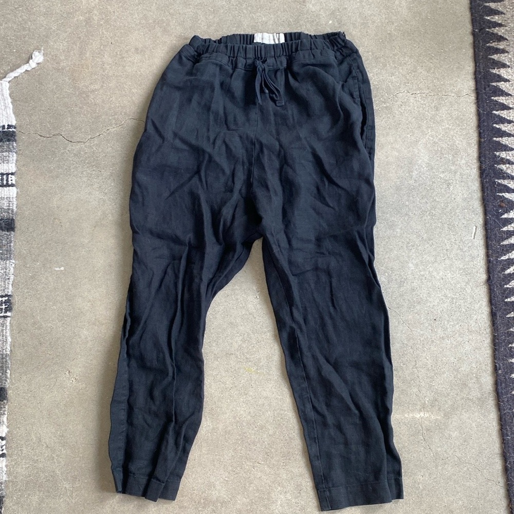 Not Perfect Linen Drawstring Pants - Picture 4 of 4